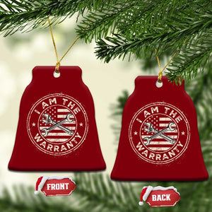 I Am The Warranty Funny Mechanic Ceramic Ornament Race Car Parts Repair Guy Vintage American Flag TS11 Print Your Wear