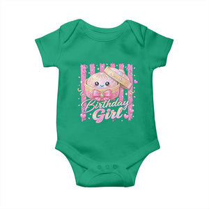Birthday Girl Cute Glitter Dumpling Baby Onesie Kawaii Food Squishy Summer Stripes