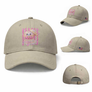 Birthday Girl Cute Glitter Dumpling Baseball Cap Kawaii Food Squishy Summer Stripes