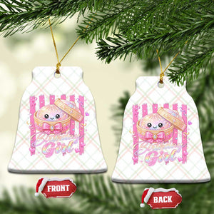 Birthday Girl Cute Glitter Dumpling Ceramic Ornament Kawaii Food Squishy Summer Stripes