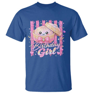 Birthday Girl Cute Glitter Dumpling T Shirt Kawaii Food Squishy Summer Stripes