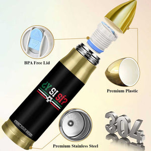 Y Si Sí Mexico Football Bullet Tumbler Vintage Mexican Flag Soccer Lover