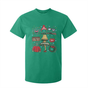 Funny Christmas Movie T Shirt For Kid Oh Fudge Bunny Pajama Italian Leg Lamp TS11 Irish Green Print Your Wear