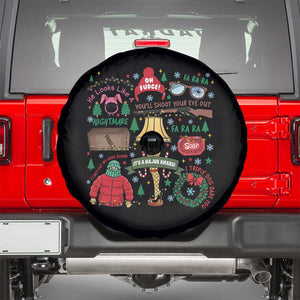 Funny Christmas Movie Spare Tire Cover Oh Fudge Bunny Pajama Italian Leg Lamp TS11 Black Print Your Wear