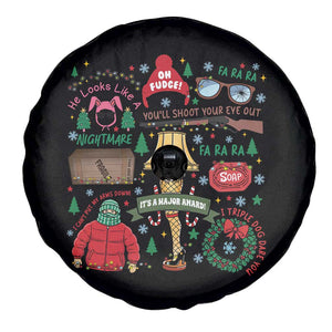 Funny Christmas Movie Spare Tire Cover Oh Fudge Bunny Pajama Italian Leg Lamp TS11 Print Your Wear