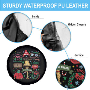 Funny Christmas Movie Spare Tire Cover Oh Fudge Bunny Pajama Italian Leg Lamp TS11 Print Your Wear