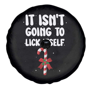Funny Christmas It Isn't Going To Lick Itself Spare Tire Cover Xmas Adult Humor Couple Matching TS11 Print Your Wear