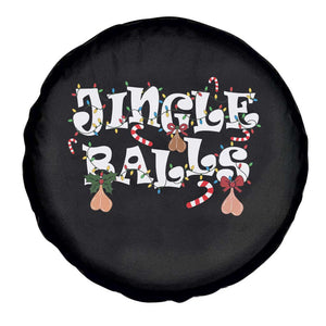 Funny Naughty Christmas Jingle Balls Spare Tire Cover Santa Xmas Jingle Bells Adult Joke TS11 Print Your Wear