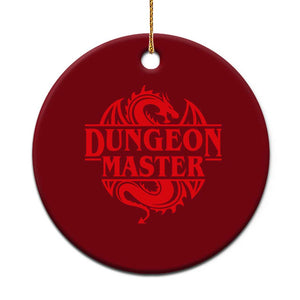 Funny Dungeon Master Ceramic Ornament RPG Gamer D20 Tabletop Red Dragon TS11 1pc Red Print Your Wear