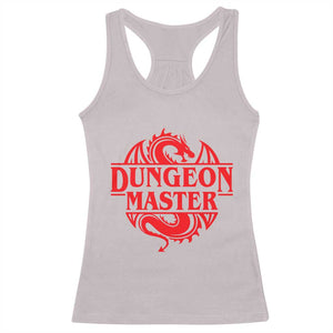 Funny Dungeon Master Racerback Tank Top RPG Gamer D20 Tabletop Red Dragon TS11 Ice Gray Print Your Wear