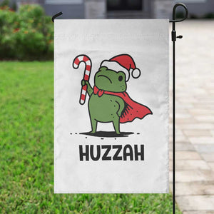 Funny Christmas Huzzah Frog Knight Meme Quote Garden Flag TS11 Print Your Wear