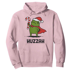 Funny Christmas Huzzah Frog Knight Meme Quote Hoodie TS11 Light Pink Print Your Wear