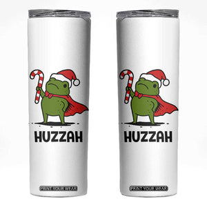 Funny Christmas Huzzah Frog Knight Meme Quote Skinny Tumbler TS11 White Print Your Wear