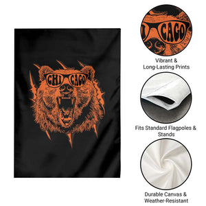 Wildlife Grizzly Bear Chicago Lover Garden Flag TS11 Print Your Wear