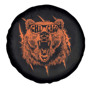 Wildlife Grizzly Bear Chicago Lover Spare Tire Cover TS11 Print Your Wear