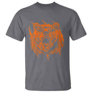Wildlife Grizzly Bear Chicago Lover T Shirt TS11 Charcoal Print Your Wear