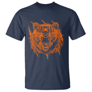 Funny Grizzly Bear Sport Fan Game Day T Shirt TS11 Navy Print Your Wear
