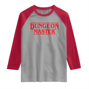 Funny Dungeon Master Raglan Shirt RPG Gamer D20 Tabletop Gaming TS11 Sport Gray Red Print Your Wear