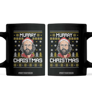 Funny Murray Christmas Coffee Mug Stranger Xmas Things Holiday Movie TS11 Black Print Your Wear