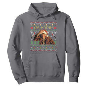 Ed Gein Christmas Hoodie Funny Yes Mother Xmas Serial Killer TS11 Charcoal Print Your Wear