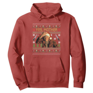 Ed Gein Christmas Hoodie Funny Yes Mother Xmas Serial Killer TS11 Red Print Your Wear