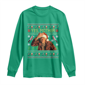 Ed Gein Christmas Long Sleeve Shirt Funny Yes Mother Xmas Serial Killer TS11 Irish Green Print Your Wear