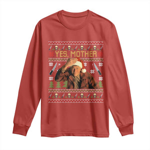 Ed Gein Christmas Long Sleeve Shirt Funny Yes Mother Xmas Serial Killer TS11 Red Print Your Wear