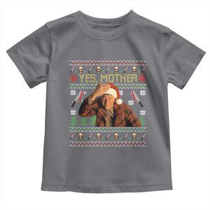 Ed Gein Christmas Toddler T Shirt Funny Yes Mother Xmas Serial Killer TS11 Charcoal Print Your Wear