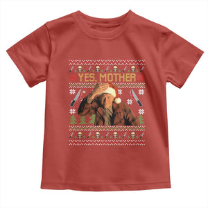 Ed Gein Christmas Toddler T Shirt Funny Yes Mother Xmas Serial Killer TS11 Red Print Your Wear