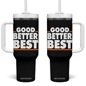 Good Better Best Tumbler With Handle CFB Motivation American Football TS11 One Size: 40 oz Black Print Your Wear