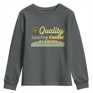 Funny Minnesota Learing Center Alumni For Kids Who Cant Reed Good Youth Sweatshirt TS11 Dark Heather Print Your Wear