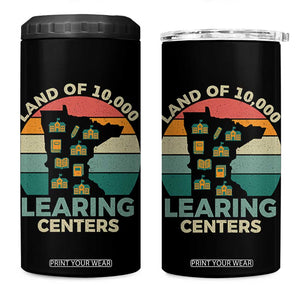 Funny Land Of 10000 Learing Center 4 in 1 Can Cooler Tumbler Anti Scam Awareness TS11 One Size: 16 oz Black Print Your Wear