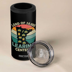 Funny Land Of 10000 Learing Center 4 in 1 Can Cooler Tumbler Anti Scam Awareness TS11 Print Your Wear