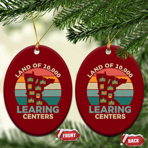 Funny Land Of 10000 Learing Center Ceramic Ornament Anti Scam Awareness TS11 Print Your Wear