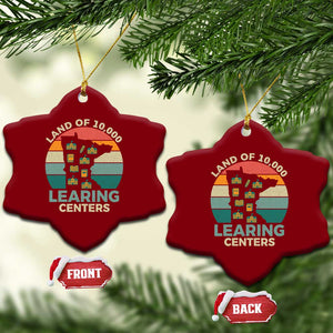 Funny Land Of 10000 Learing Center Ceramic Ornament Anti Scam Awareness TS11 Print Your Wear