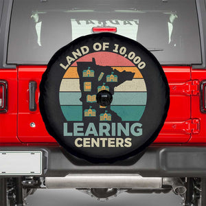Funny Land Of 10000 Learing Center Spare Tire Cover Anti Scam Awareness TS11 Black Print Your Wear