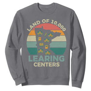 Funny Land Of 10000 Learing Center Sweatshirt Anti Scam Awareness TS11 Charcoal Print Your Wear