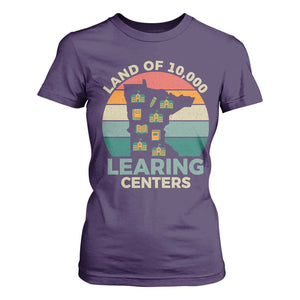 Funny Land Of 10000 Learing Center T Shirt For Women Anti Scam Awareness TS11 Purple Print Your Wear