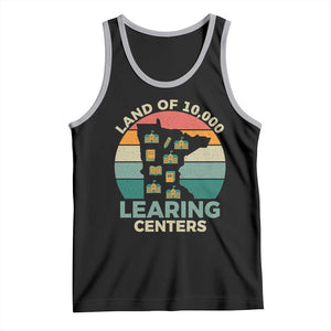 Funny Land Of 10000 Learing Center Tank Top Anti Scam Awareness TS11 Black Athletic Heather Print Your Wear