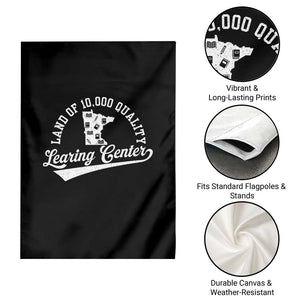 Funny Land Of 10000 Learing Center 2025 Garden Flag Anti Scam Awareness School Quote TS11 Print Your Wear