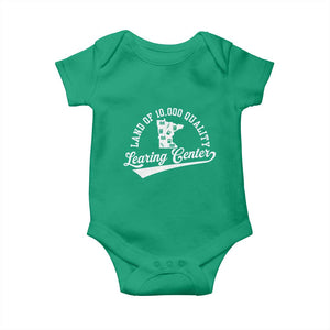 Funny Land Of 10000 Learing Center 2025 Baby Onesie Anti Scam Awareness School Quote TS11 Irish Green Print Your Wear