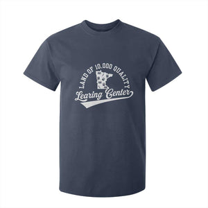 Funny Land Of 10000 Learing Center 2025 T Shirt For Kid Anti Scam Awareness School Quote TS11 Navy Print Your Wear