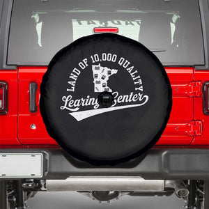 Funny Land Of 10000 Learing Center 2025 Spare Tire Cover Anti Scam Awareness School Quote TS11 Black Print Your Wear