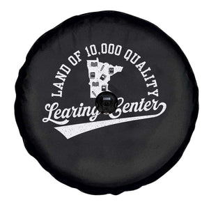 Funny Land Of 10000 Learing Center 2025 Spare Tire Cover Anti Scam Awareness School Quote TS11 Print Your Wear