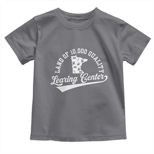 Funny Land Of 10000 Learing Center 2025 Toddler T Shirt Anti Scam Awareness School Quote TS11 Charcoal Print Your Wear