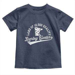 Funny Land Of 10000 Learing Center 2025 Toddler T Shirt Anti Scam Awareness School Quote TS11 Navy Print Your Wear