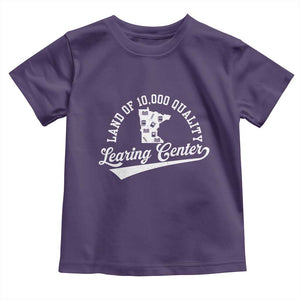 Funny Land Of 10000 Learing Center 2025 Toddler T Shirt Anti Scam Awareness School Quote TS11 Purple Print Your Wear