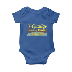Funny Minnesota Learing Center For Kids Who Cant Reed Good Baby Onesie Anti Scam Awareness TS11 Royal Blue Print Your Wear
