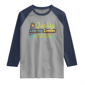 Funny Minnesota Learing Center For Kids Who Cant Reed Good Raglan Shirt Anti Scam Awareness TS11 Sport Gray Navy Print Your Wear