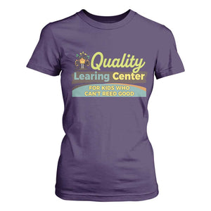 Funny Minnesota Learing Center For Kids Who Cant Reed Good T Shirt For Women Anti Scam Awareness TS11 Purple Print Your Wear